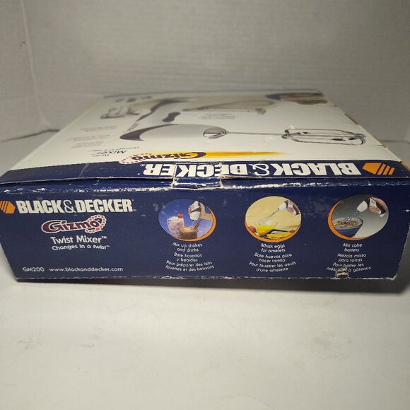 Black & Decker Gizmo Twist Mixer 3 in 1 Cordless Mixer GM200 Open Box - Picture 4 of 6